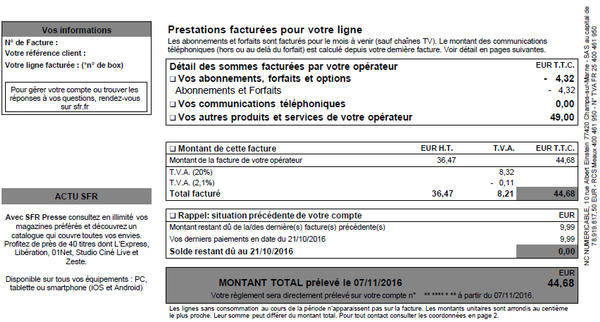 Comprendre Ma Facture De Resiliation Red Box