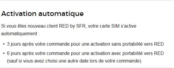 R=D Mobile : Activation Automatique.