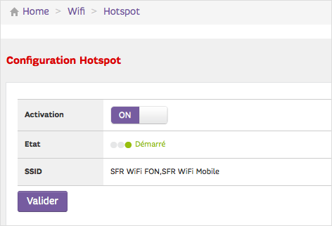 SFR WiFi FON uniquement pour les clients SFR