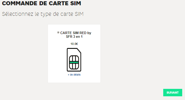 Comment obtenir le code rio sfr la carte