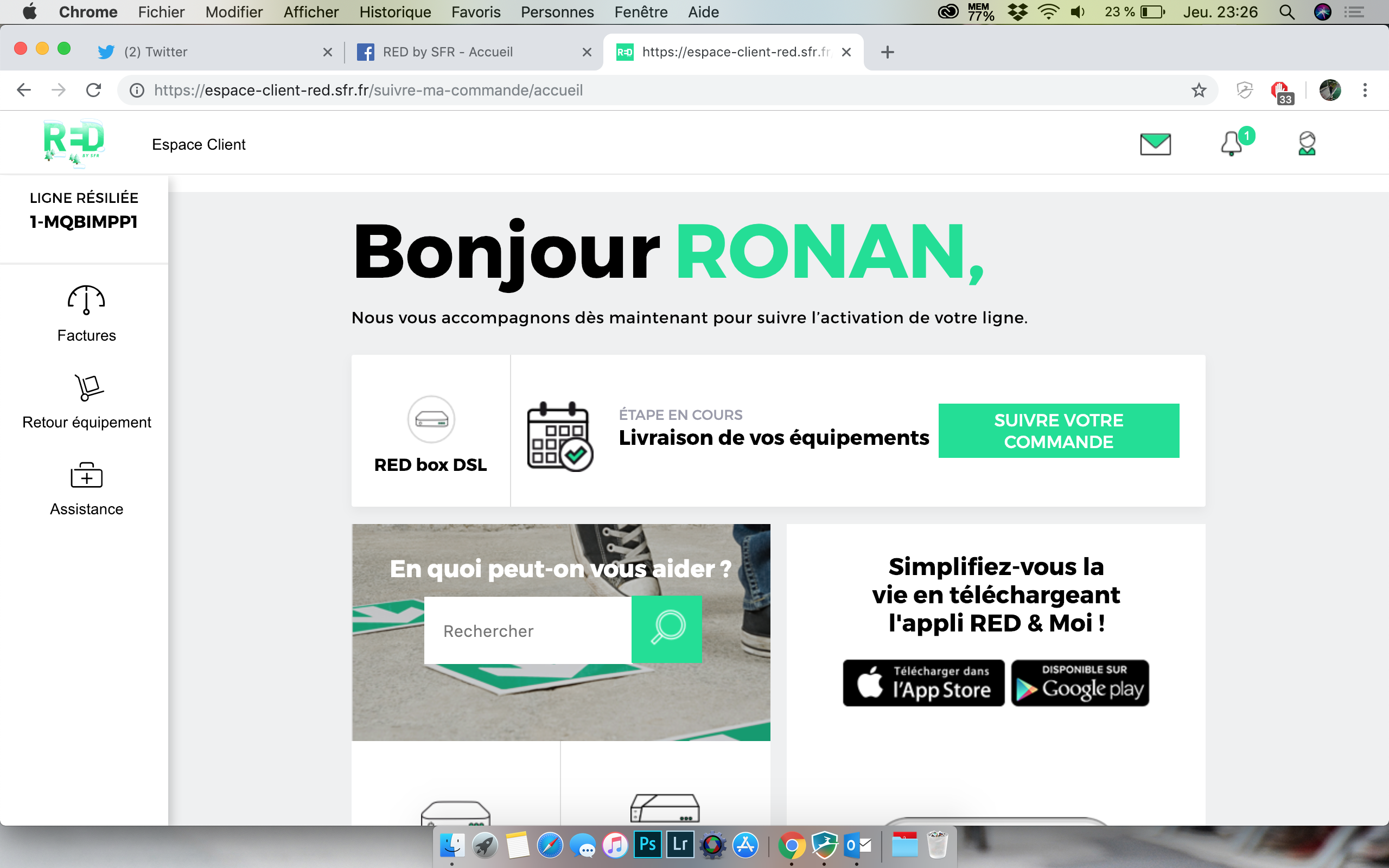 Finalisation De L'activation De Votre Ligne Sfr Fibre
