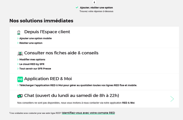 Red By Sfr Coordonnees Du Service Clients Red Box Pour