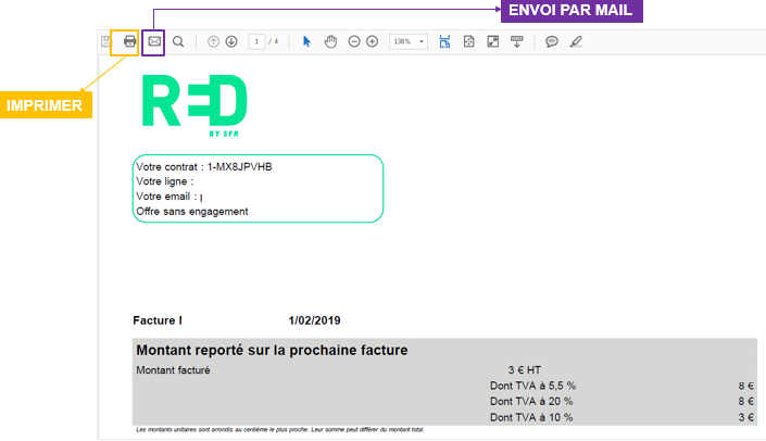 Red By Sfr Consulter Ma Facture Mobile Infos Amp Questions