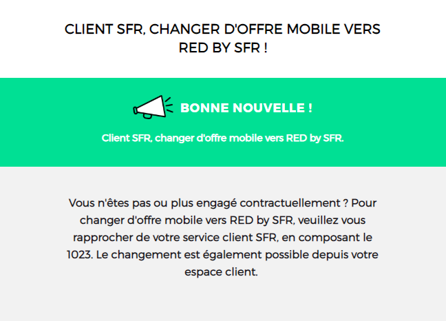 Resolu Red By Sfr Changer De Forfait Passer De Sfr A Red Infos Questions