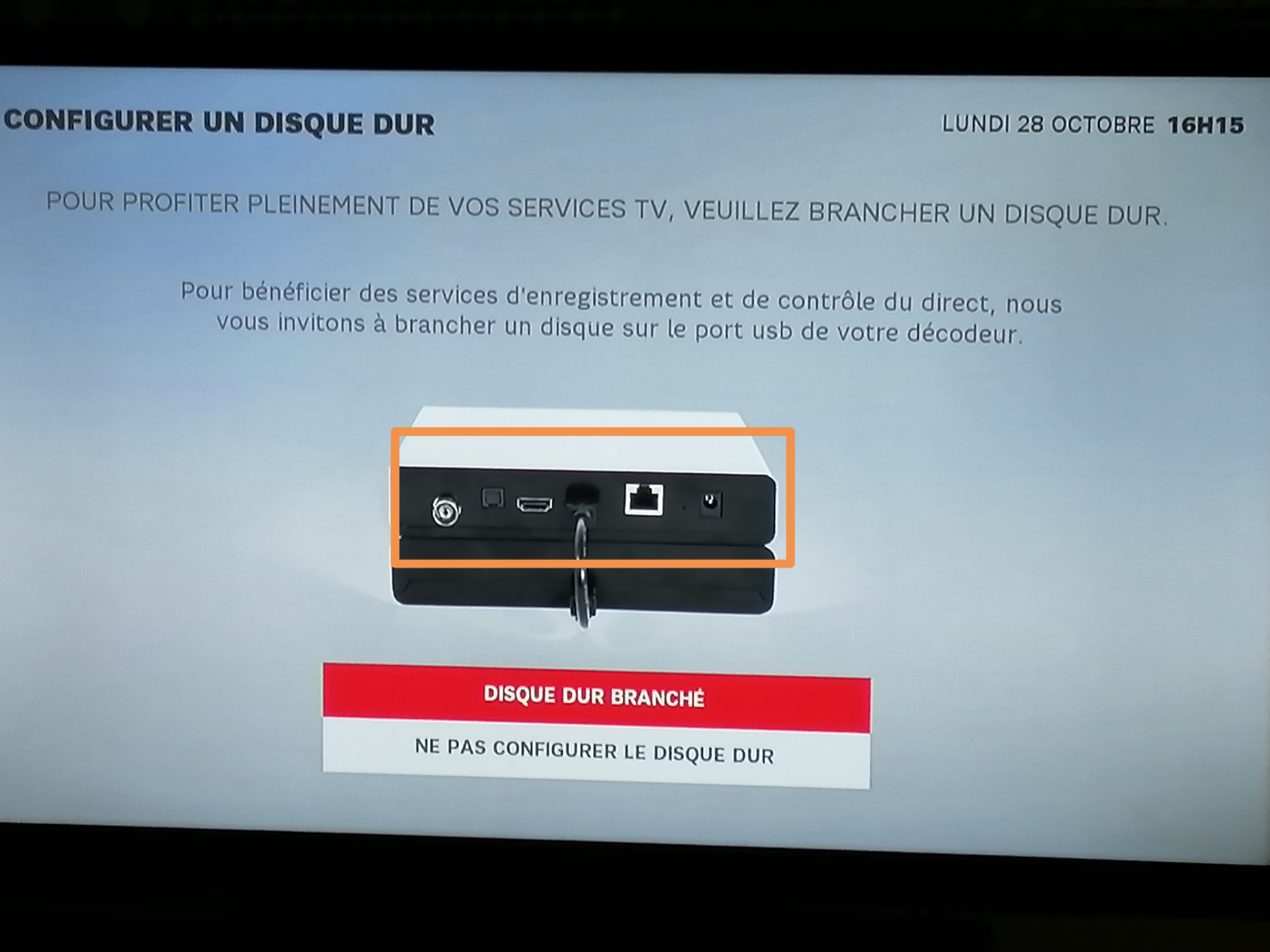 Red By Sfr Connexion D Un Disque Dur Externe Avec Le Decodeur Page 2 Infos Questions