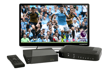 Modem câble FTTLa + mini décodeur TV