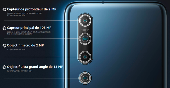 xiamoni mi 10 quadruple capteurs photo arrière.png