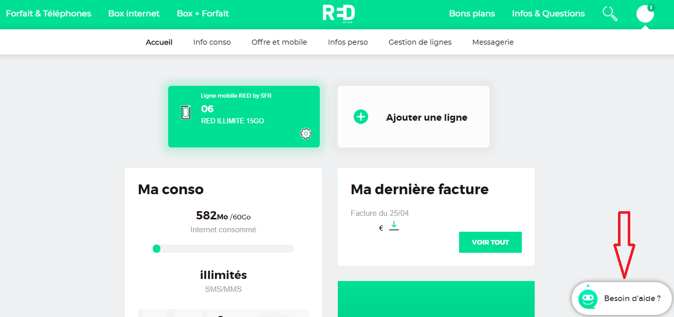 comment resilier ligne red by sfr