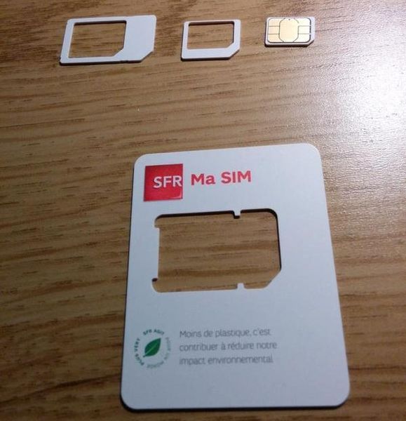 RED by SFR: SIM Triple découpe