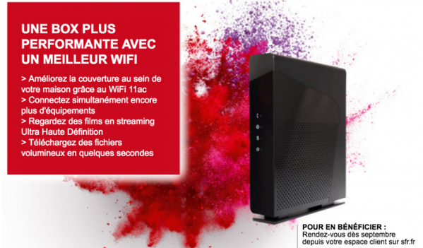 SFR BOX Modem 4K et Wifi AC !