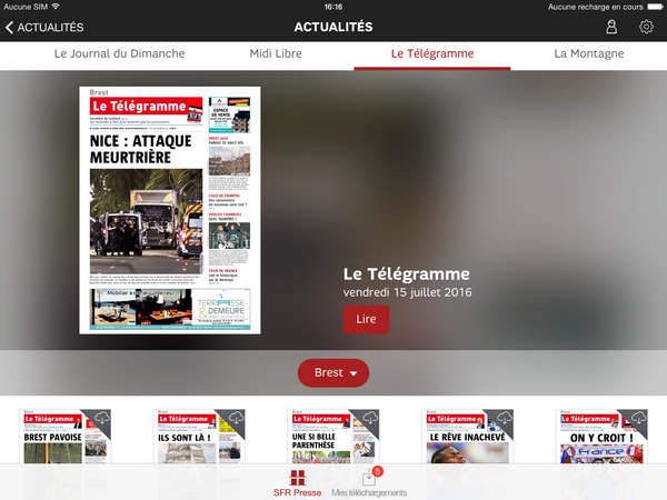 SFR Presse - Le Télégramme de Brest