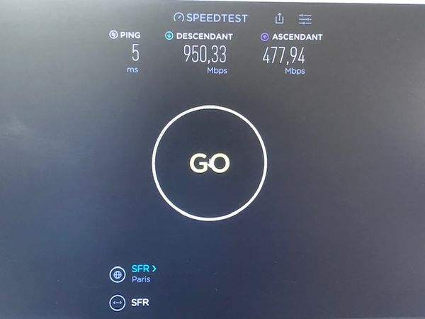 Debit en sortie de box SFR+ avec liaison directe Ethernet.JPG