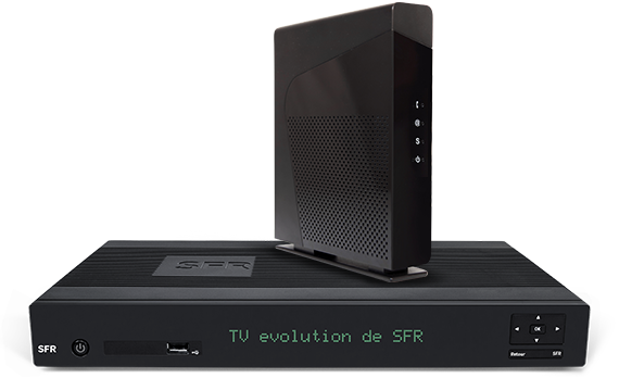 SFR BOX PLUS  NB6 Wifi AC + Décodeur TV Évolution