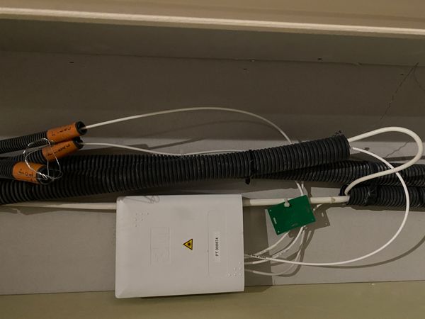 Point de branchement situé à mon étage