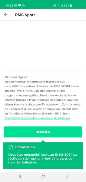J'ai gardé la preuve au cas ou. Je pense qu'il ne peuvent rien me réclamer avec ça