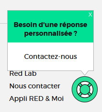 RED by SFR: Contactez-nous