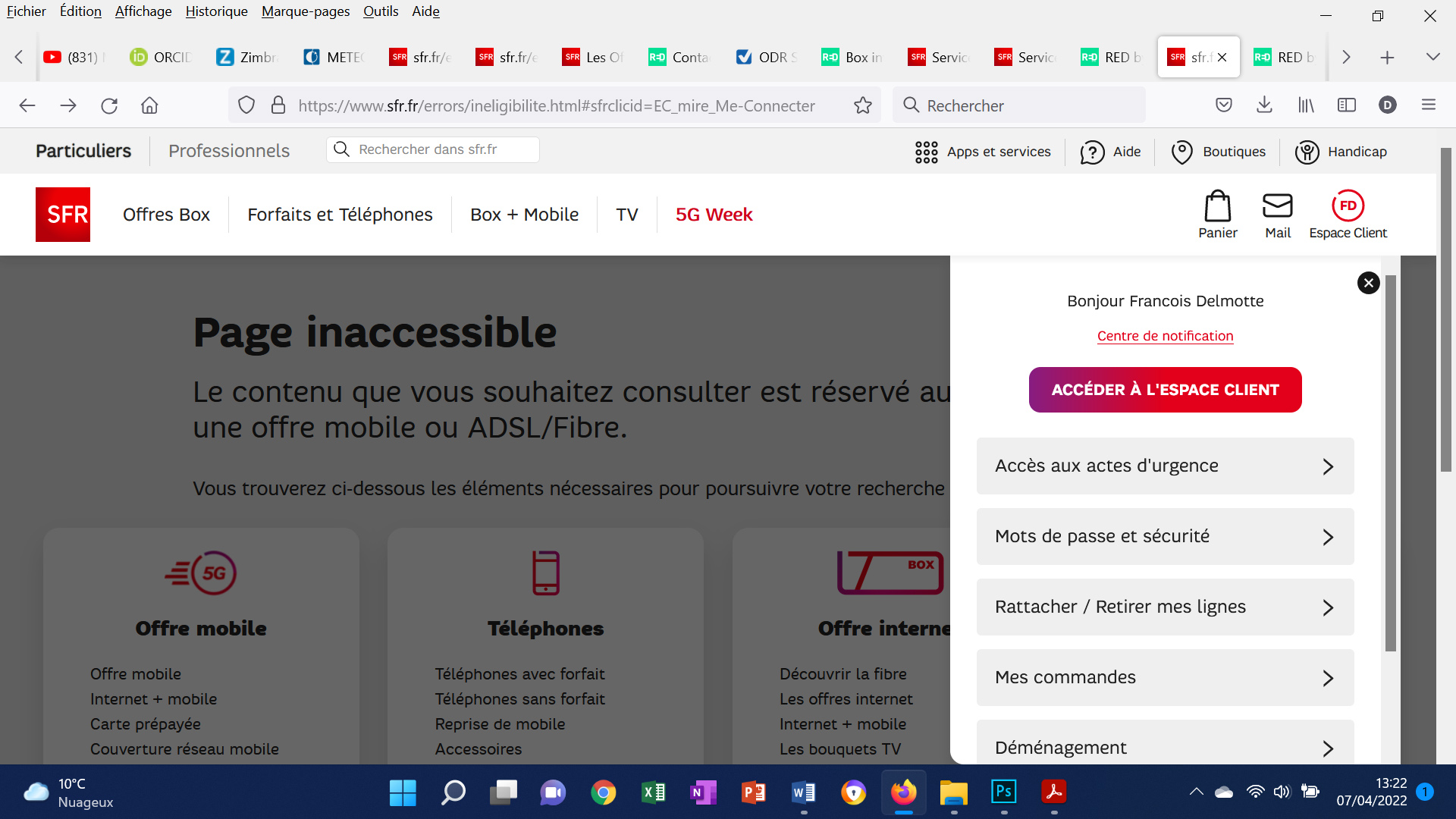 Résolu RED by SFR remboursement frais de résiliation connection inva... Infos & Questions