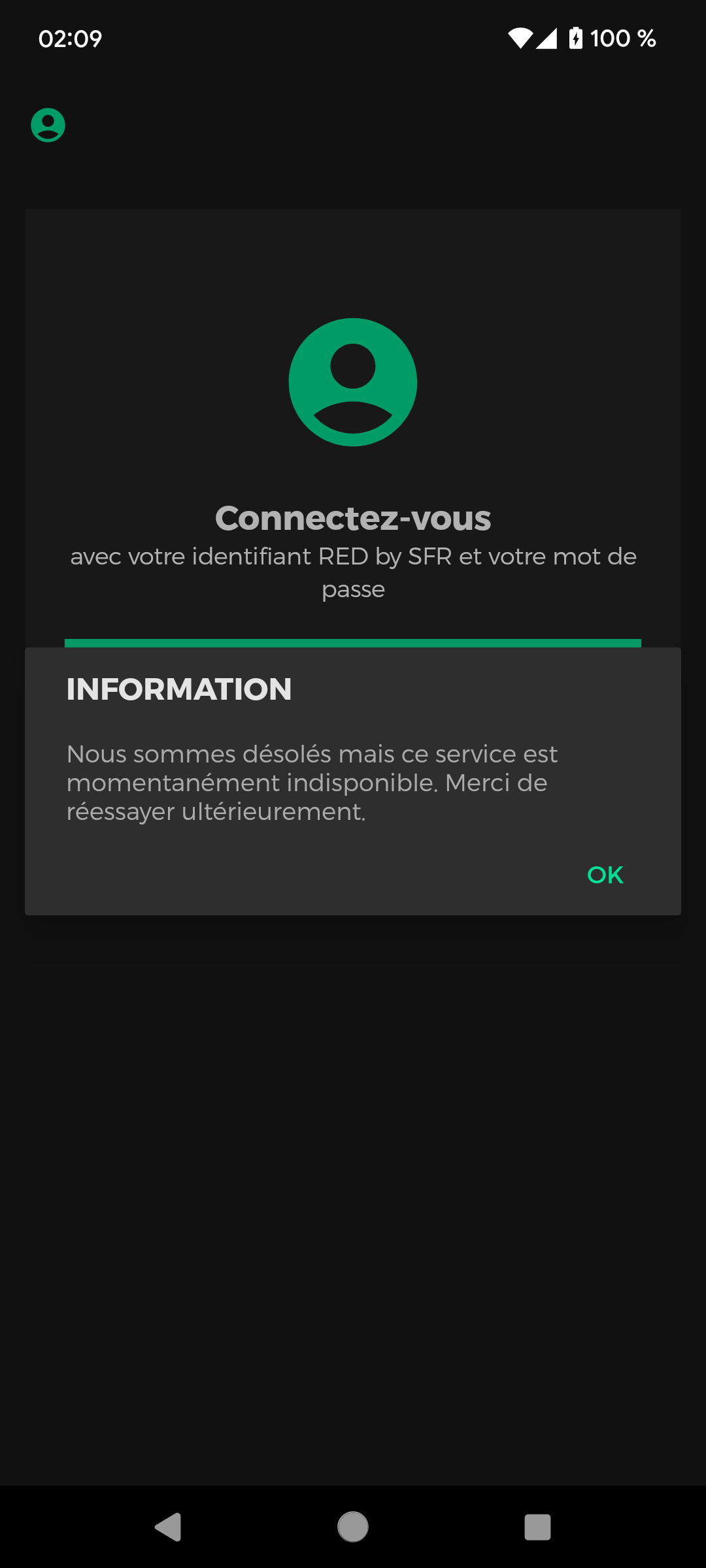 Résolu : RED by SFR - Application RED by SFR inaccessible - Infos ...