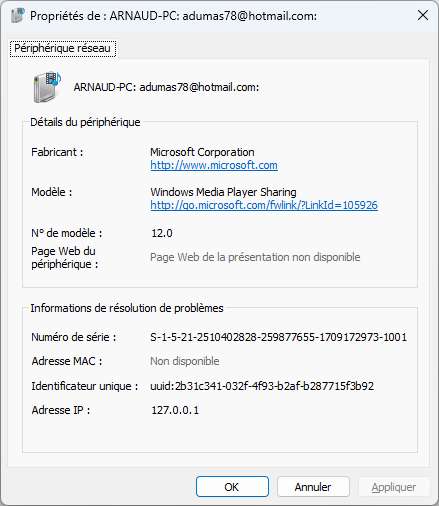 2025-06-05 22_01_58-Propriétés de _ ARNAUD-PC_ adumas78@hotmail.com_.png