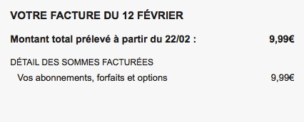 erreur de facturation