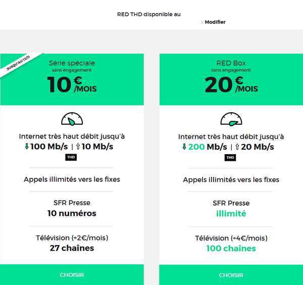 RED Box : Offre 13/11/2017