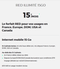 RED Mobile : Offre illimité 15Go Europe, DOM, USA & Canada.