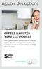 RED Box : Option Appels illimités vers les mobiles.