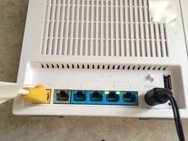 RED BOX : NB6v en branchement DSL/TEL.