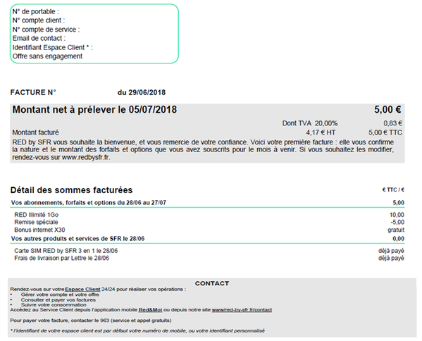 sfr.fr rubrique mes factures