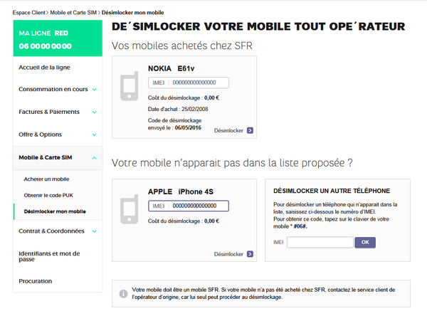 iPnone 4 S Identifié